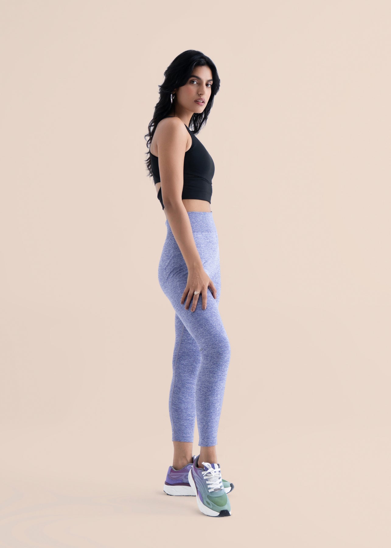 Soft Core Seamless Leggings - Vivid Violet - 6