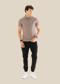Men Bonded Polo Khakhi - 2