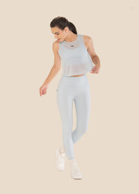 StrchFlex Power soft Leggings - Powder Blue - 2