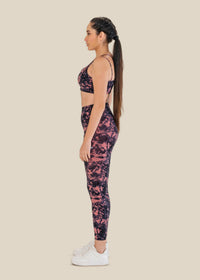 Low Impact Printed Sports Bra - Delicate Pink - 4