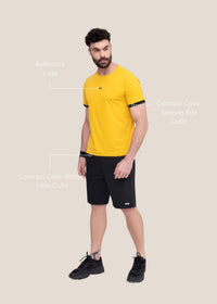 Men Performance Round Neck Tee Ginger - 5