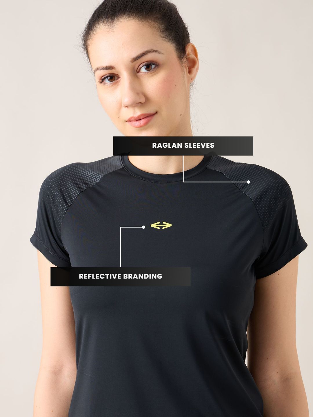 Women Play Core Tee - Black
