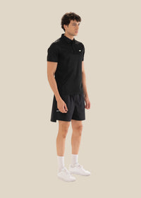 Men Lightweight Polo Tshirt Black - 4