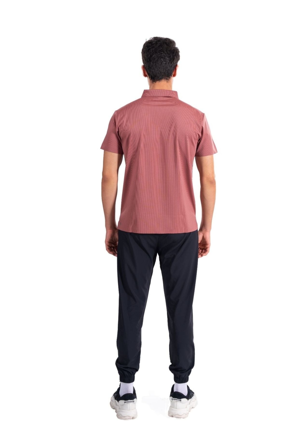Men Performance Joggers Elastic Bottom Black - 5