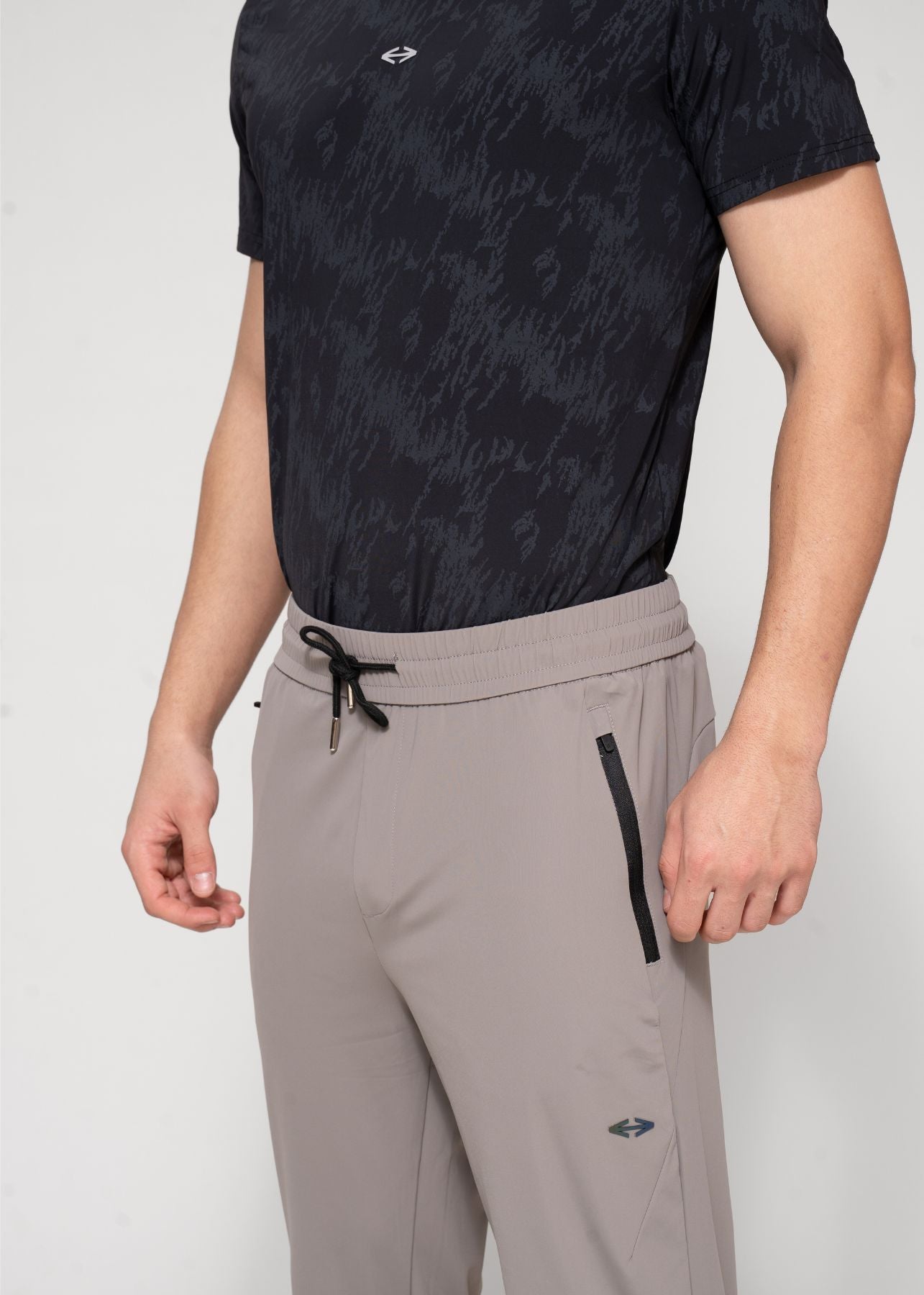 Men Flexi Track Pants Midgrey - 1