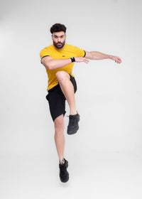 Men Active Workout Shorts Black - 4