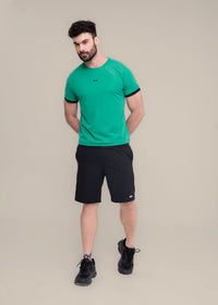 Men Performance Round Neck Tee - Cool Green - 3