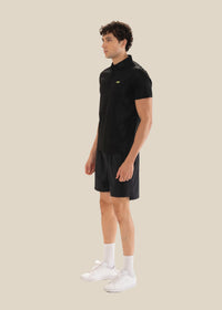 Men Lightweight Polo Tshirt Black - 5