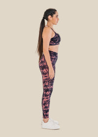 Low Impact Printed Sports Bra - Delicate Pink - 5