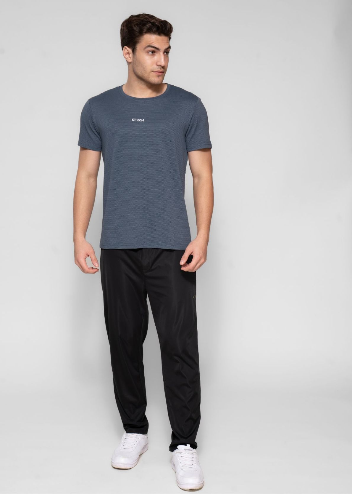 Men Running Active Tee Orion Blue - 1