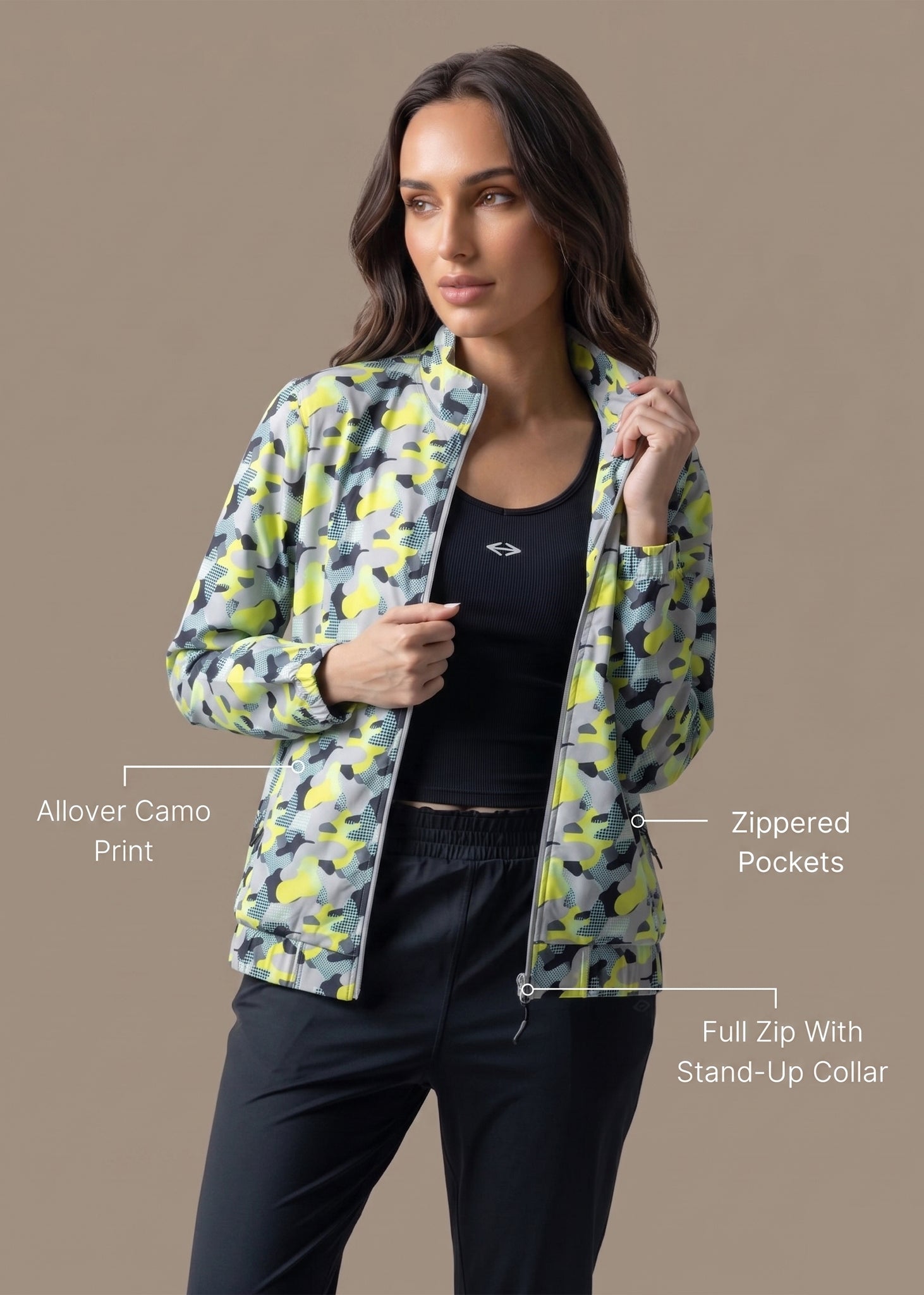 Unisex Lightweight Active Jacket - Camo - 2