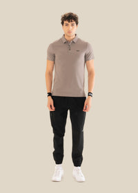 Men Bonded Polo Khakhi - 6