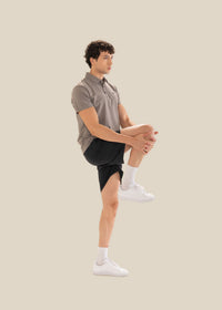 Men Lightweight Polo Tshirt Brown - 2