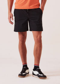 Men Regular Fit Gym Shorts - Black - 1