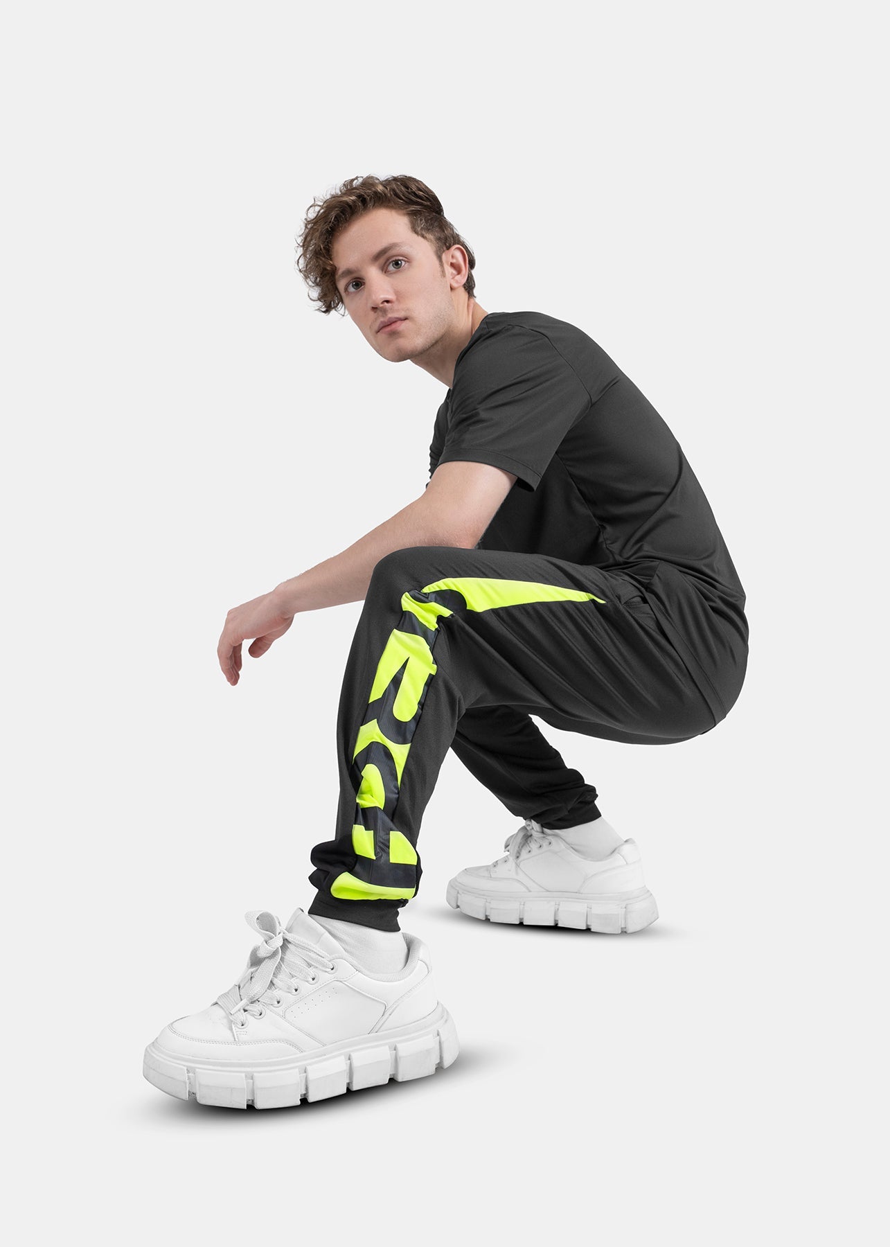 Men Performance Joggers Black - 4