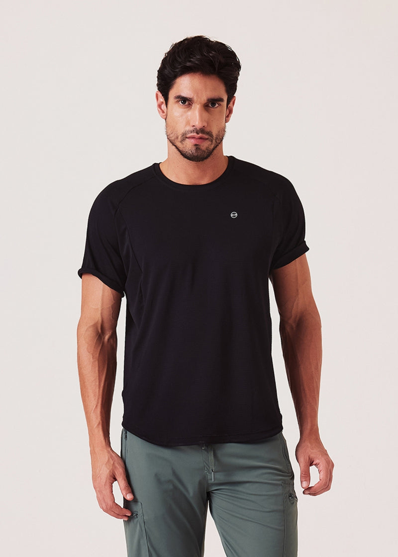 Men Performance Fit T-Shirt - Jet Black