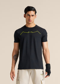 Men Batman Neon Emblem Performance Tee - Black - 1