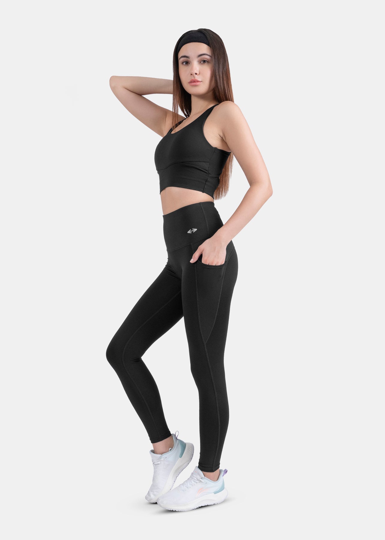 StrchFlex Everyday workout leggings - Black