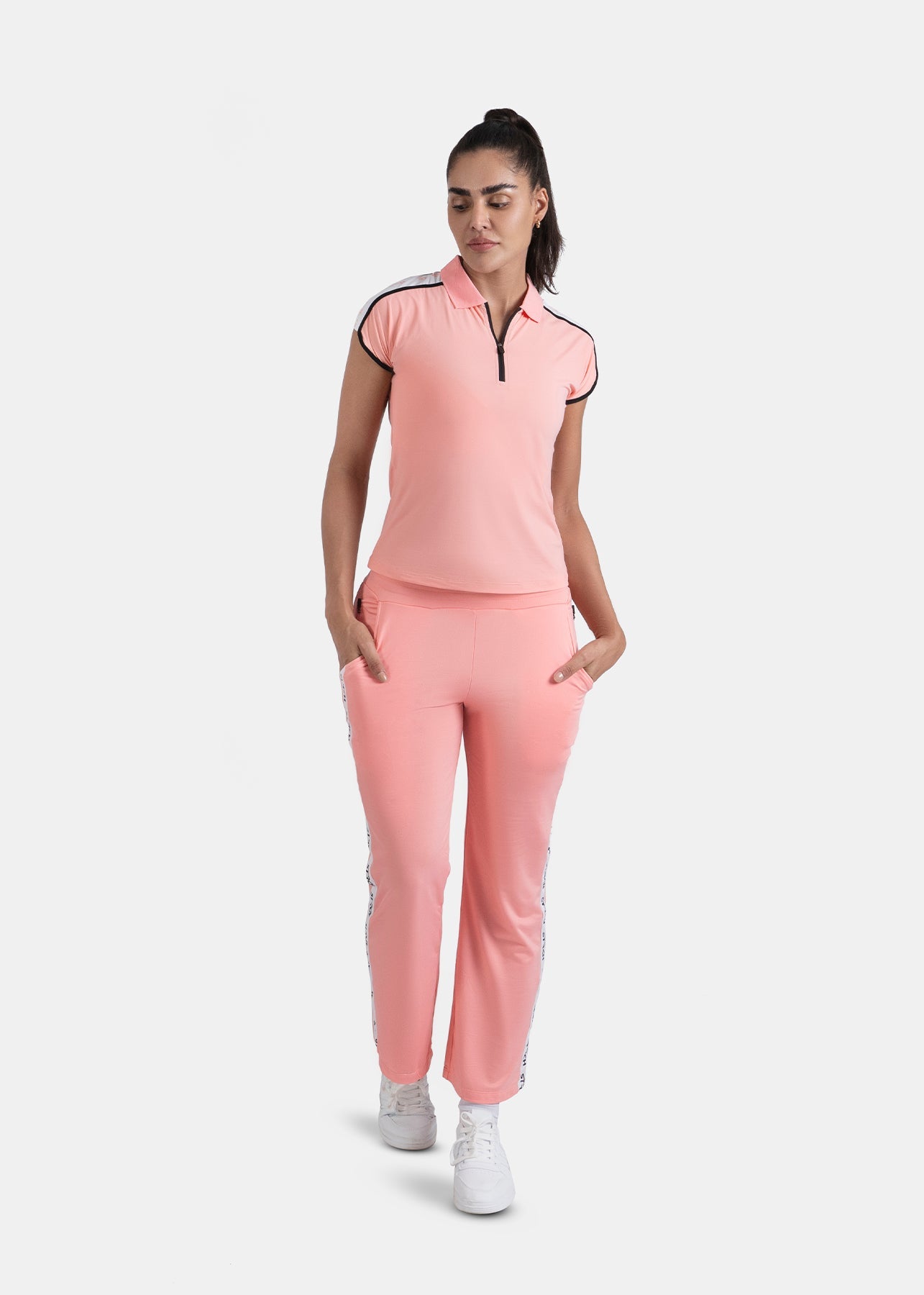 Classic Polo Tee - Peach - 1