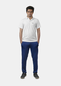 Men Straight Fit Track Pants Navy Blue - 1