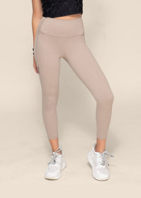 StrchFlex Ankle length leggings - Beige - 1
