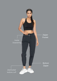 StrchFlex Track pants - Black - 2
