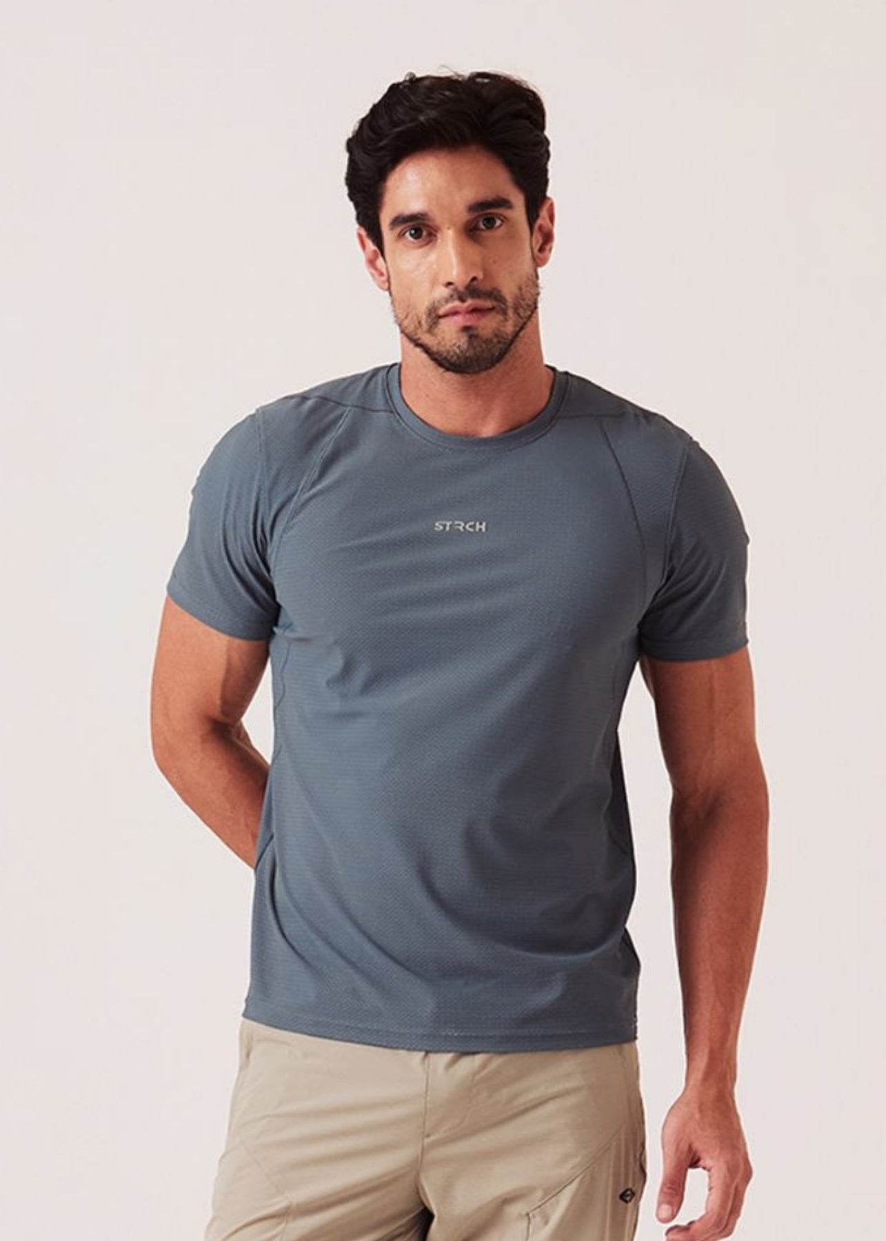 Men Pro Fit Gym T-Shirt - Steel Grey - 1