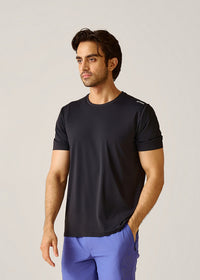 STRCHFLEX Active Core Tee Shirt - Jet Black - 1