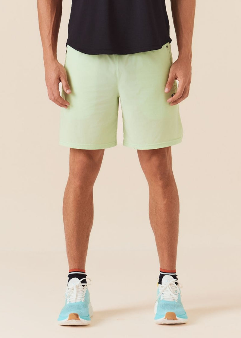 Men Quick-Dry Training Shorts - Soft Lime
