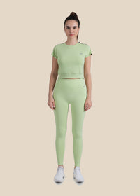 Gym core Cropped Tee - Mint Green - 2