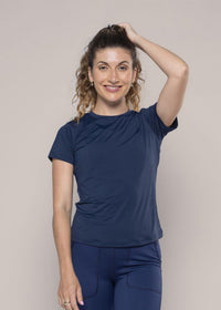 Everyday Workout Tee - Navy Blue - 1