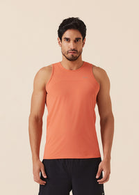 Men Gym Tank Top - Coral - 1