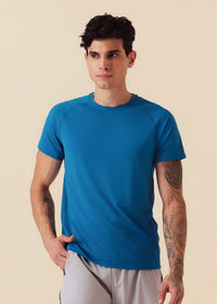 Men Mesh Gym T-Shirt - Marine Teal - 1