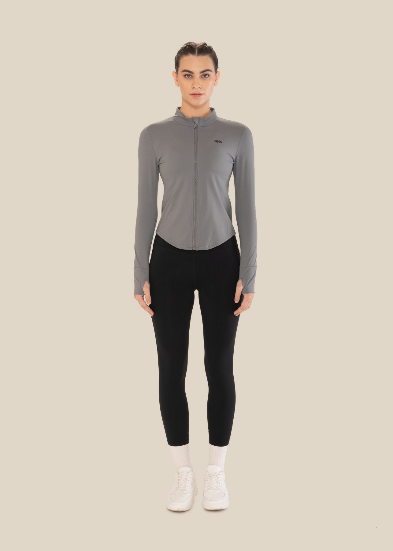 Women Active Jacket - Grey - 4