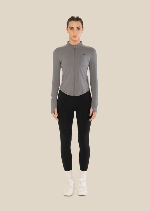 Women Active Jacket - Grey - 4