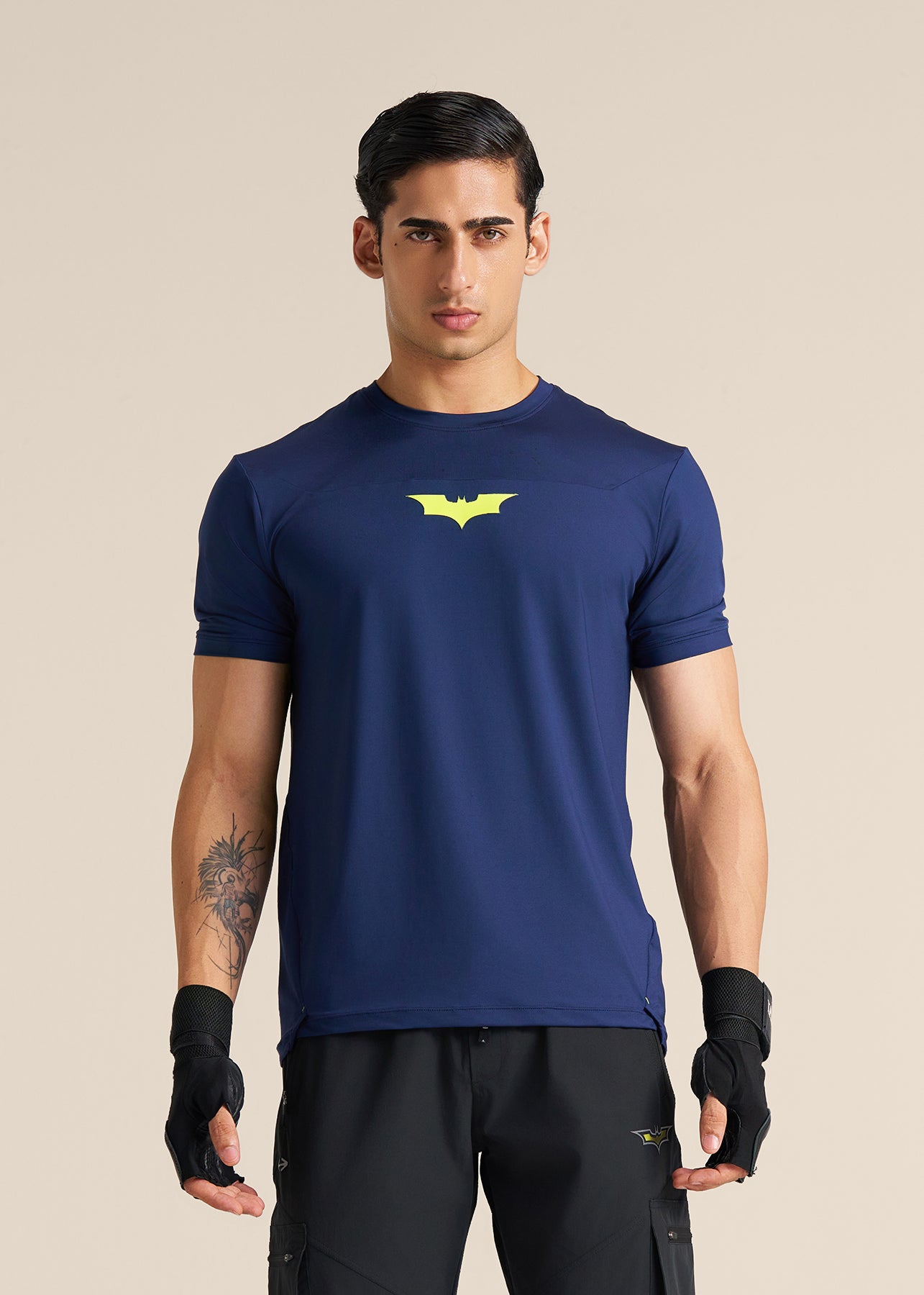 Batman Glow-in-the Dark Gym Tee- Navy