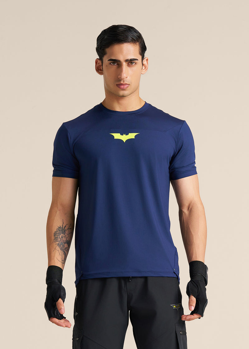Batman Glow-in-the Dark Gym Tee- Navy
