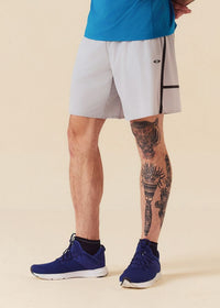 Men Multi-Pocket Gym Shorts - Ultimate Grey - 1