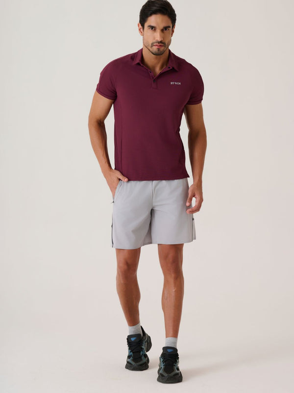 Play core Active Polo tee - MulberryWine