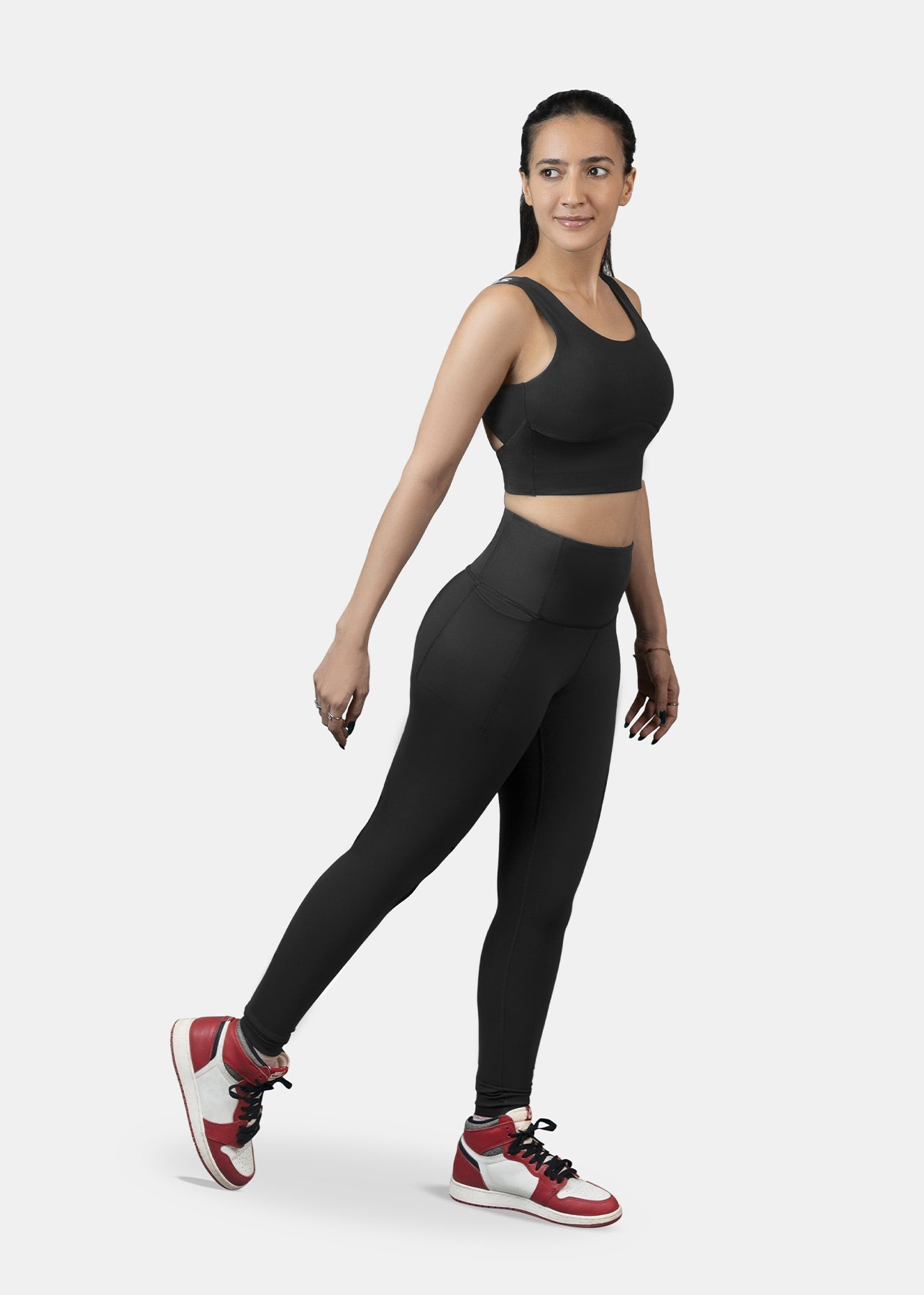 Gym to Yoga Leggings - Black - 4