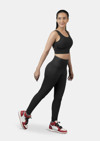 Gym to Yoga Leggings - Black - 4