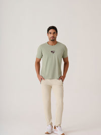 Men Superman Merch Performance Tee - Sea Grass