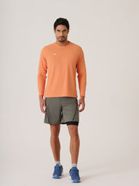 Men Full Sleeve Performance Tee - MutedOrange