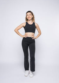 High Impact Basic Workout Sports Bra - Black - 3