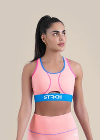StrchFlex Light Performance Soprts bra - Pink - 1