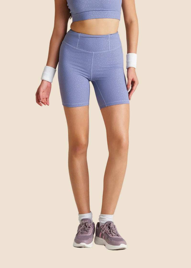 Women Leopard Print Tights - Purple Haze