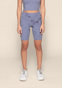 Women's 7 Pocket Tie Dye Tights - Ice Blue - 1
