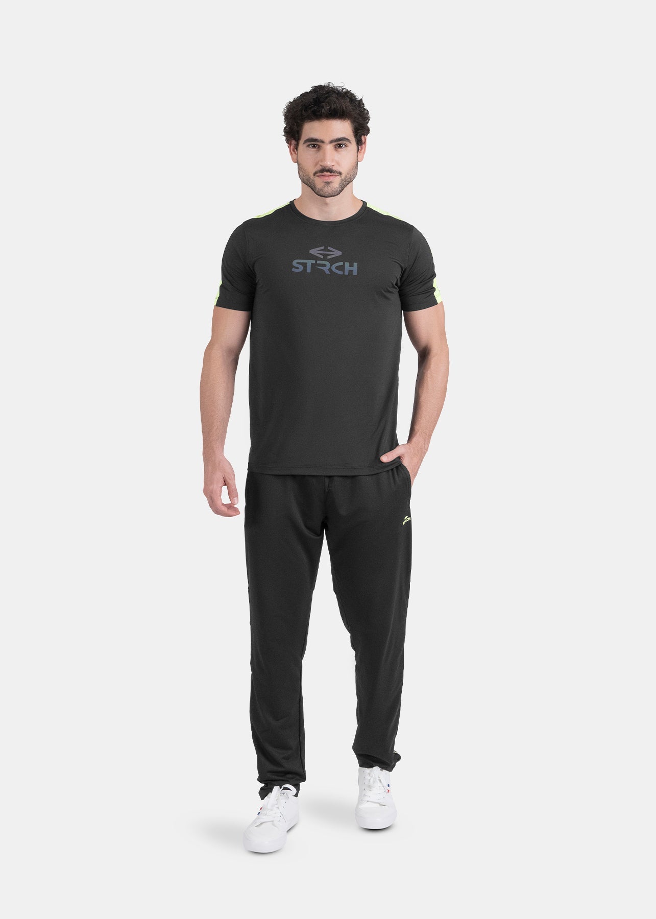 Men Active Gym Tee Black - 3