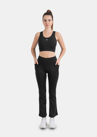 High Impact Basic Workout Sports Bra - Black - 1