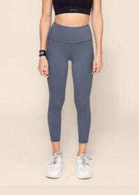 StrchFlex Ankle length leggings - Dusty Blue - 1